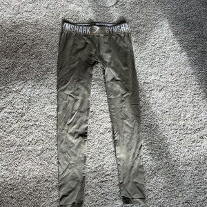 Gymshark olive green leggings, small